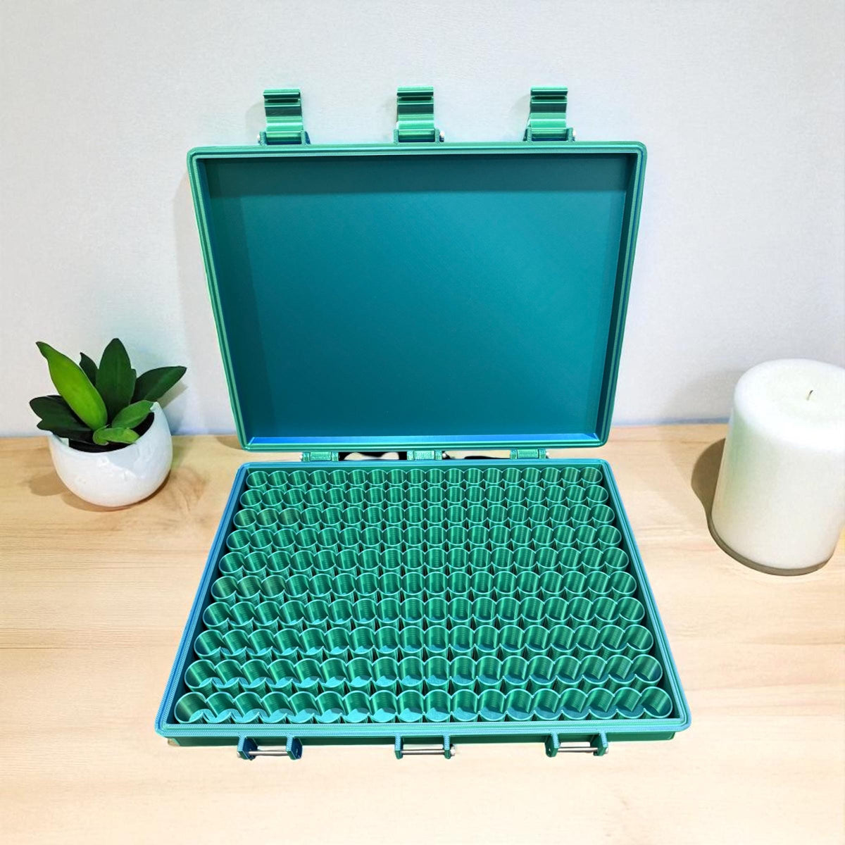 Large Vial Storage Case – Holds 180 × 3ml Vials | Secure, Organized, and Durable Box for Lab Samples, Peptides, Reta, GLP1, Tesamorelin vial