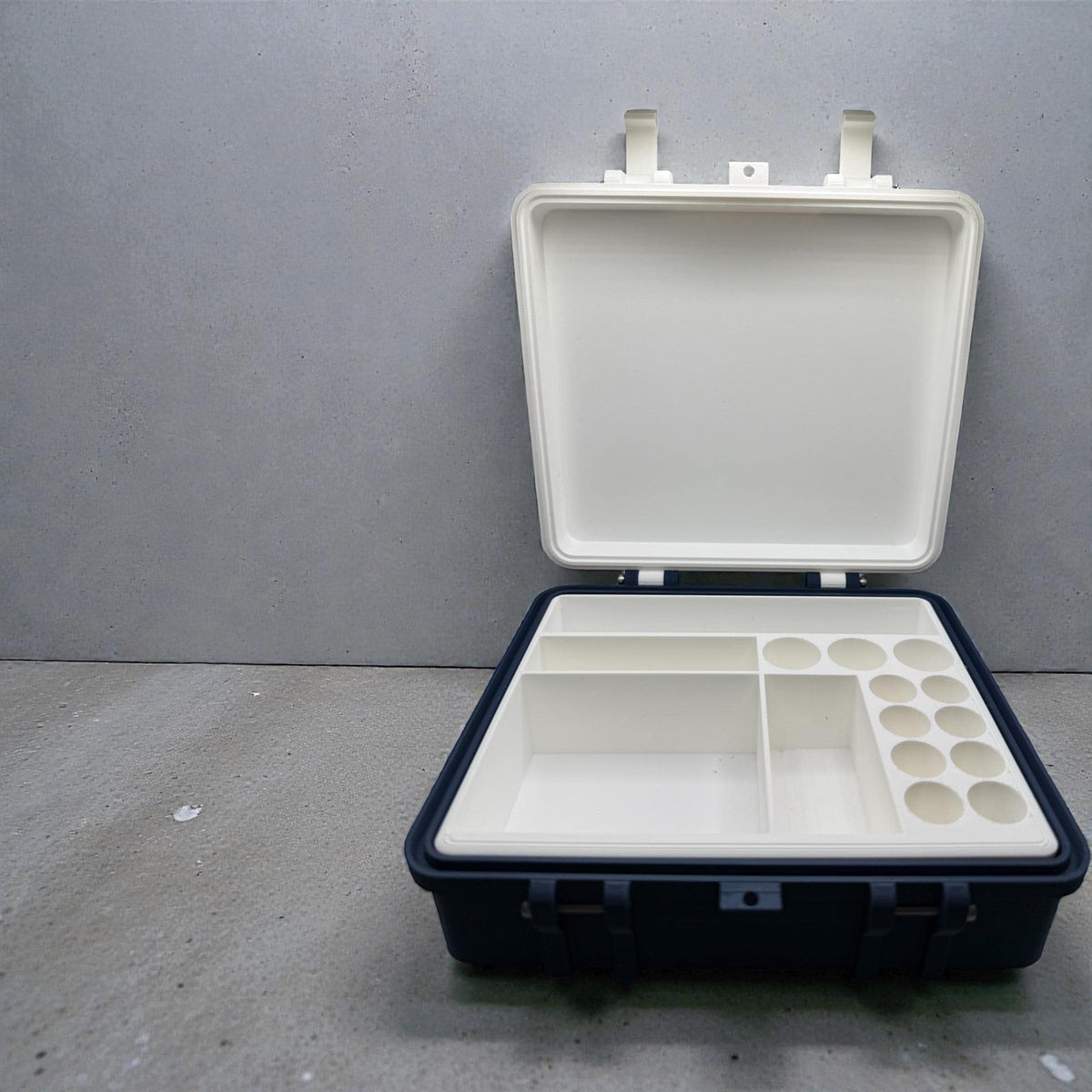 Peptide case Storage Box Vial Holder lockable Travel Case  For 3ml & 5ml Vial Mix Storage Box