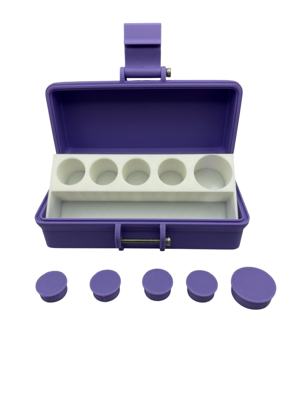 Peptides travel case slim and portable organizer free vials caps included