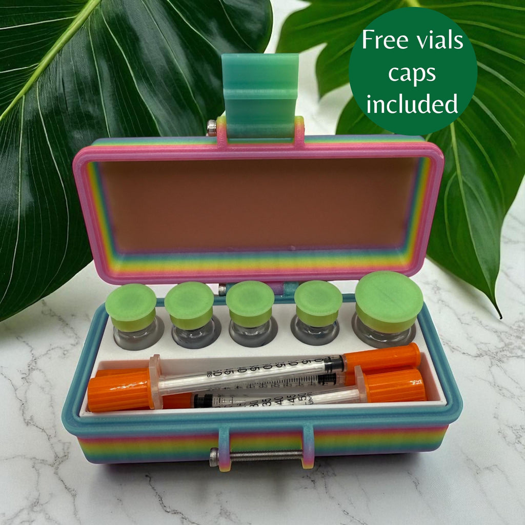 Peptide Vial Storage Case
