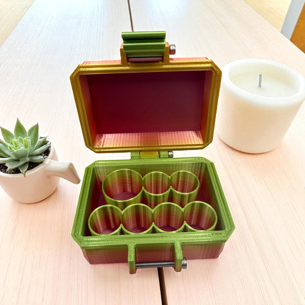 Peptide case Storage Box Vial Holder 5ml and 3ml secure travel organizer