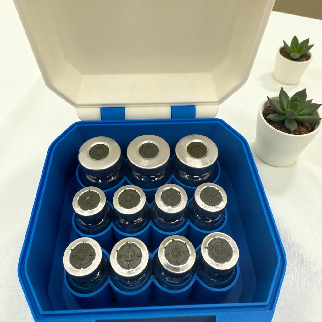 Peptide case Storage Box For Travel 3ml and 5ml vials