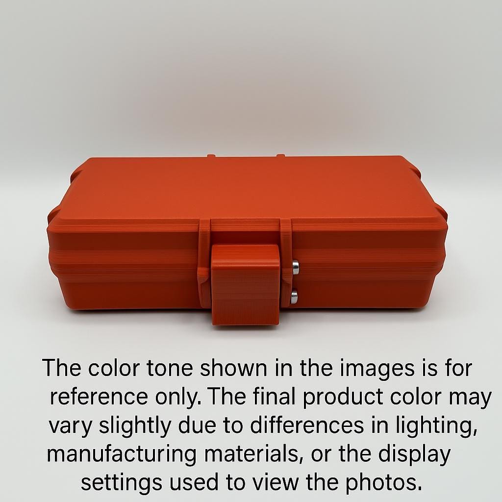 Peptide vial storage container box slim and portable organizer for travel free vials caps included