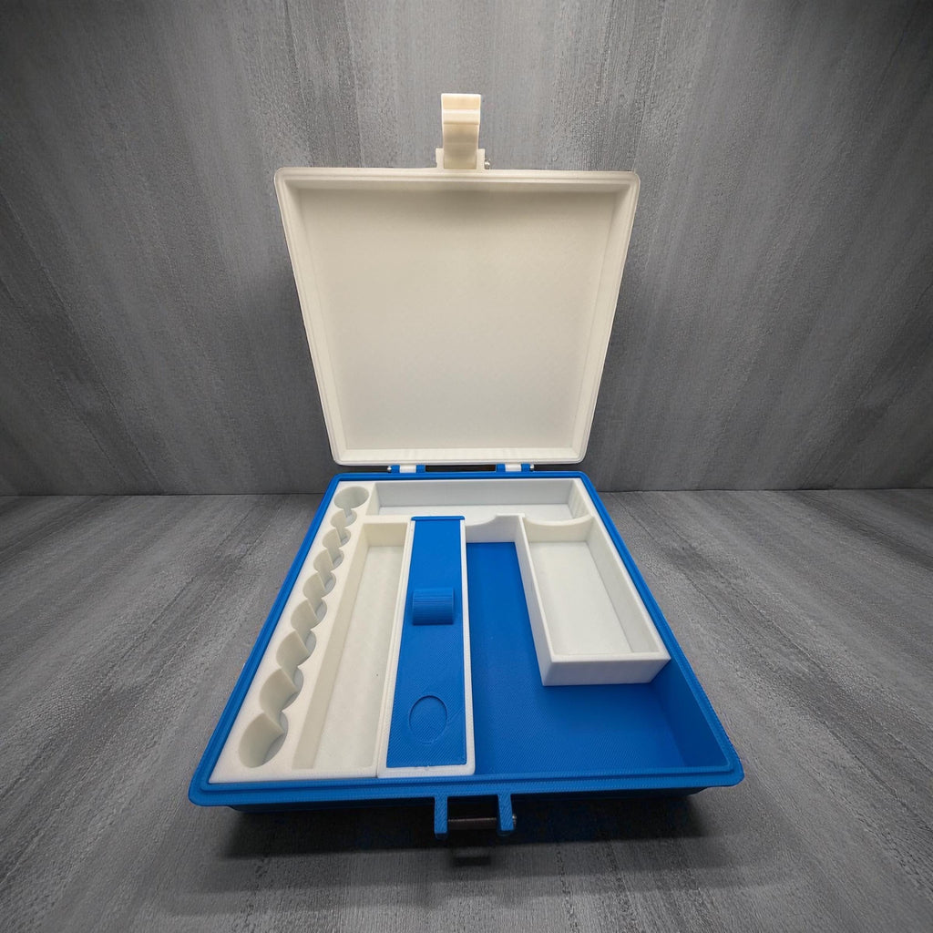 Peptide vial case storage, syringe holder   with pill box organizer case, vials organizer for 3ml, 5ml & 10ml vial glp1 insulin tesamorelin