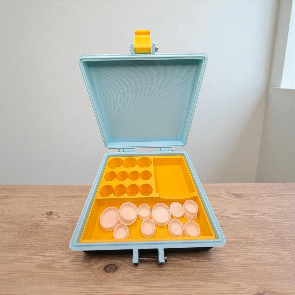 Peptide storage vial storage case, vials organizer for 3ml and 5ml vials like glp1 glow tesamorelin reta,  free vial  caps