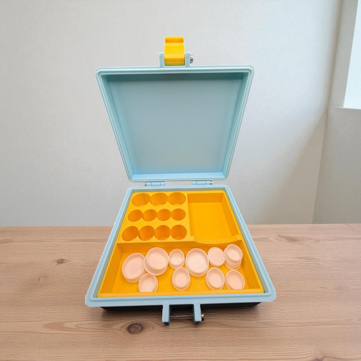 Peptide storage vial storage case, vials organizer for 3ml and 5ml vials like glp1 glow tesamorelin reta,  free vial  caps