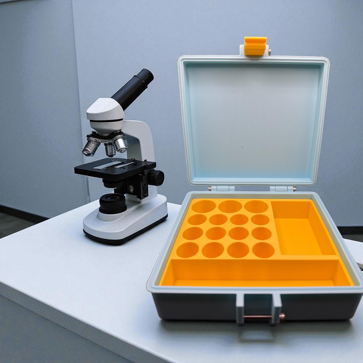 Peptide storage vial storage case, vials organizer for 3ml and 5ml and 10 ml vials like glp1 glow tesamorelin, lipoc or reta
