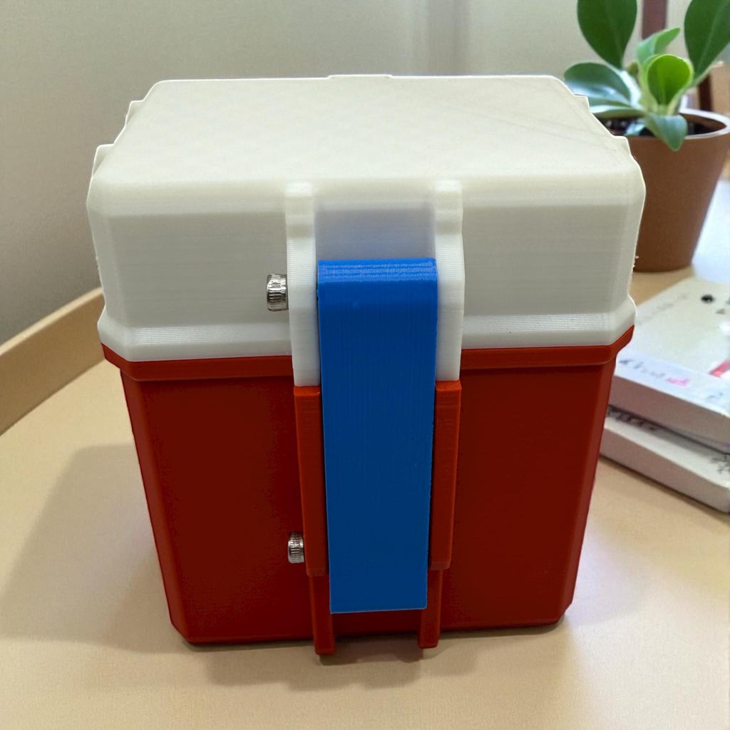 Custom vial storage case – holds 4 × 3ml vials + 1 × 30ml hospira bacteriostatic water | secure peptide  reta glp1 tesamorelin tirzetapide