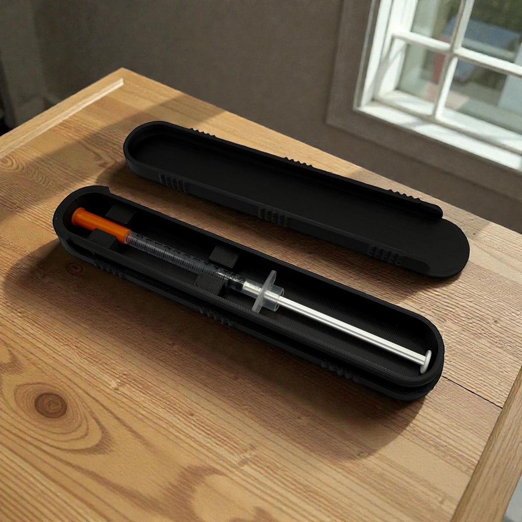 Syringe Single Shot Storage Case Perfect for Trimix, Bimix or Quadmix