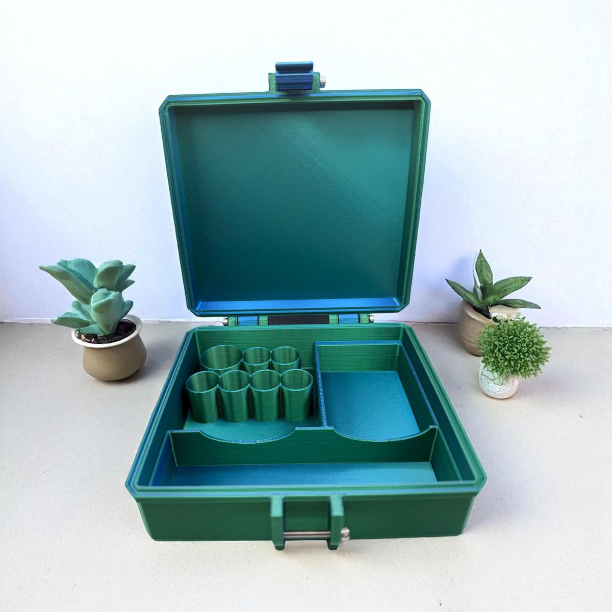 Peptides travel case, vials organizer for 3ml, 5ml and one 10ml vials like glp1 glow tesamorelin reta testosterone trt