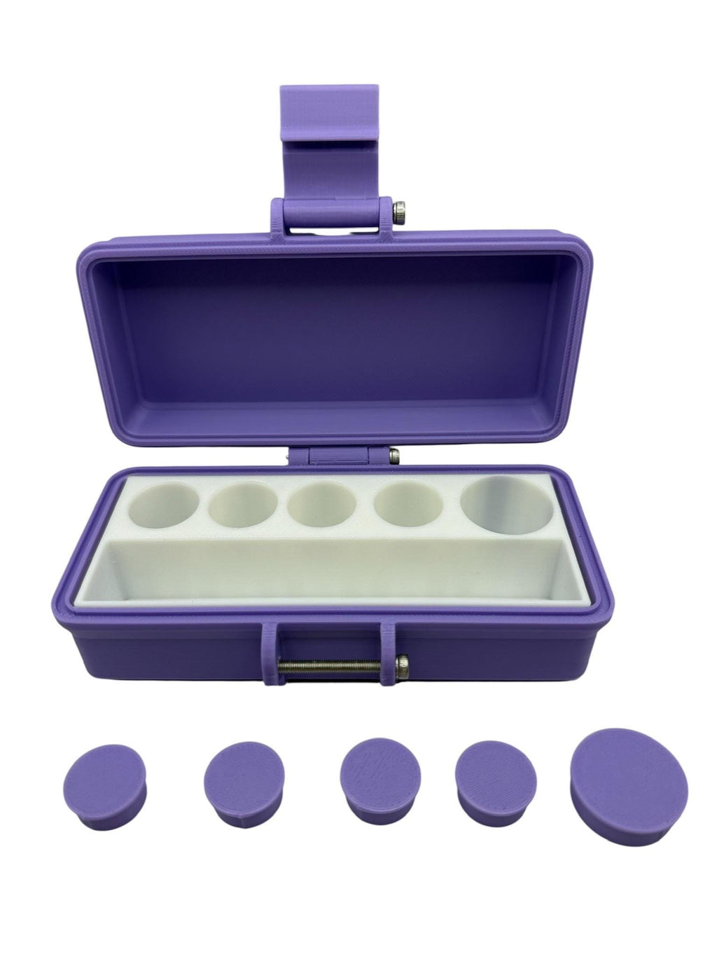 Peptides travel case slim and portable organizer free vials caps included