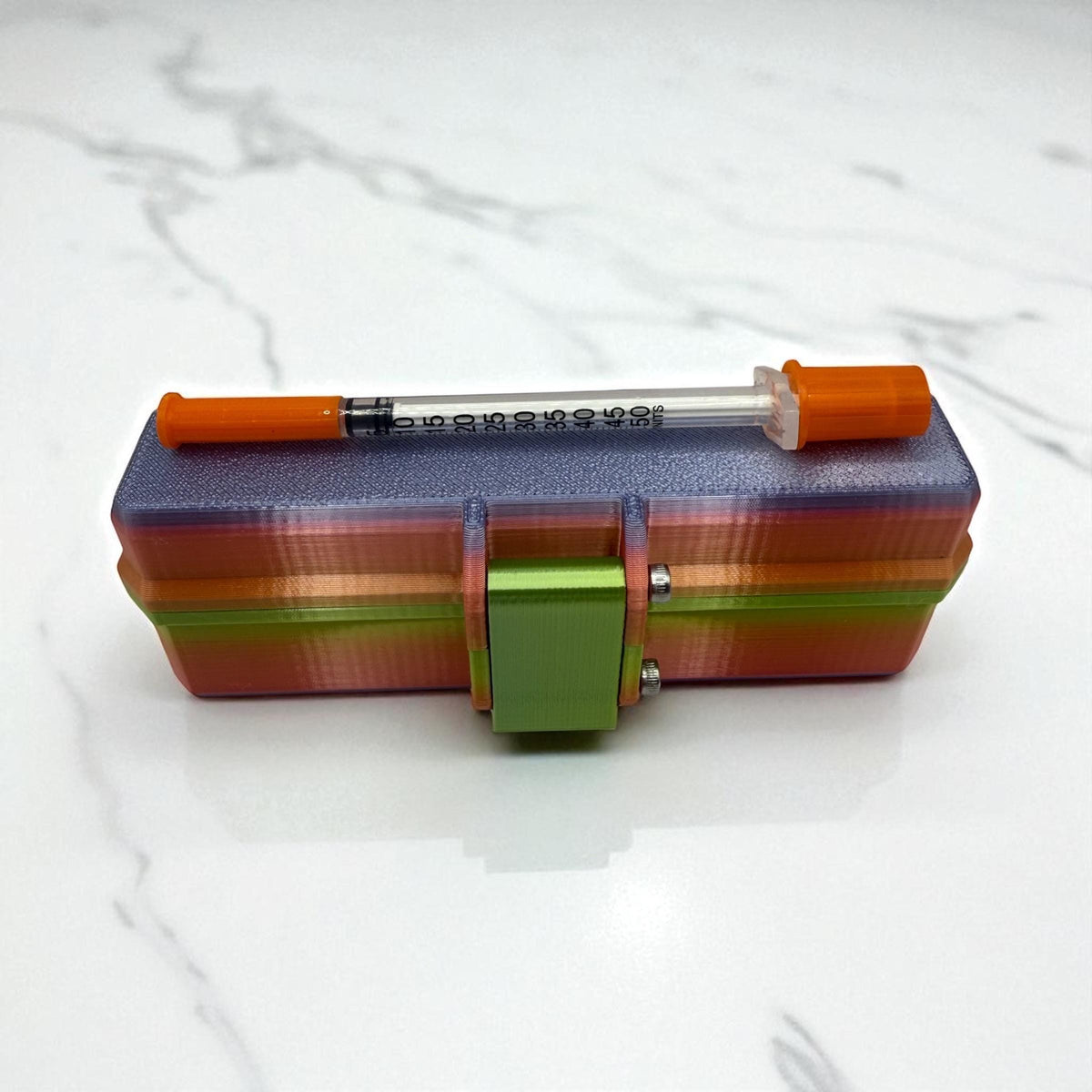 3ml vial storage case: slim travel organizer