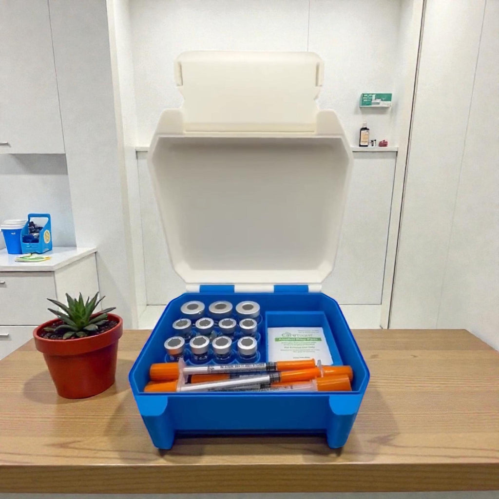 Snaplock vial syringes  case, vials organizer for 3ml and 5ml vials like glp1 glow  tesamorelin reta tizepatide botox