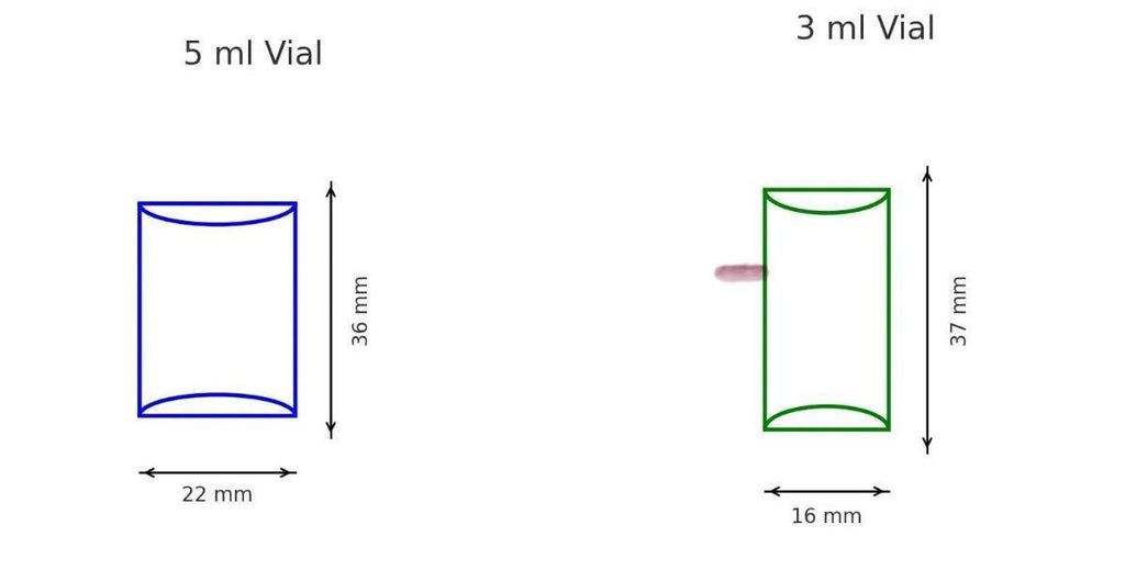 Snaplock vial syringes  case, vials organizer for 3ml and 5ml vials like glp1 glow  tesamorelin reta tizepatide botox