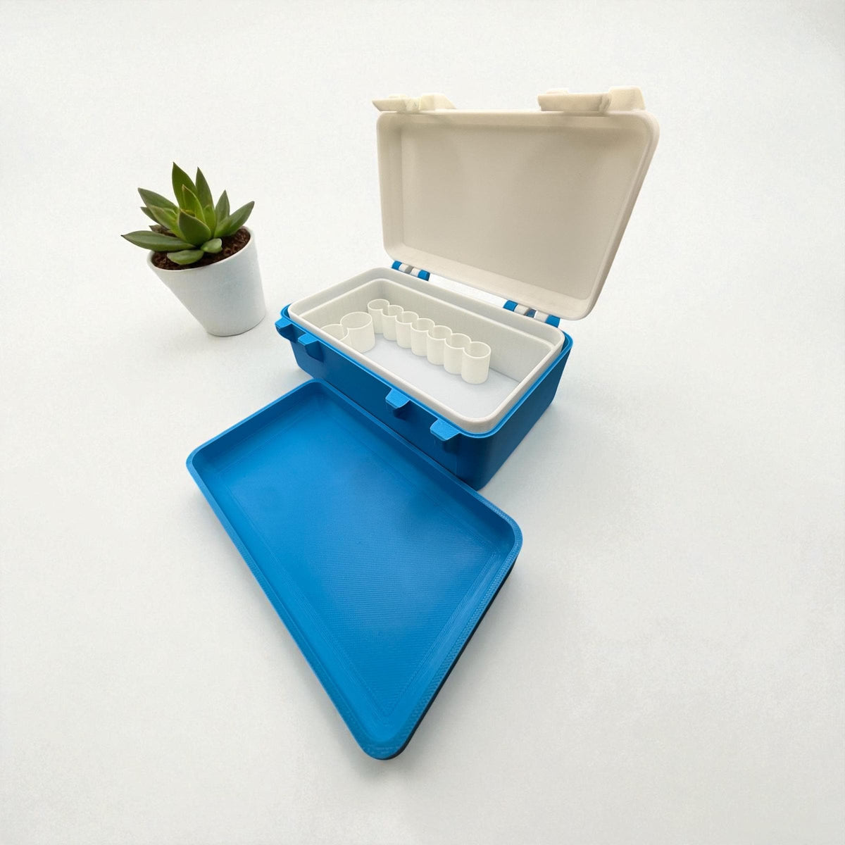 Peptide case storage,  syringes & alcohol pads organizer case for peptides, insulin, trt, botox lipoc, lemon bottle or injectables