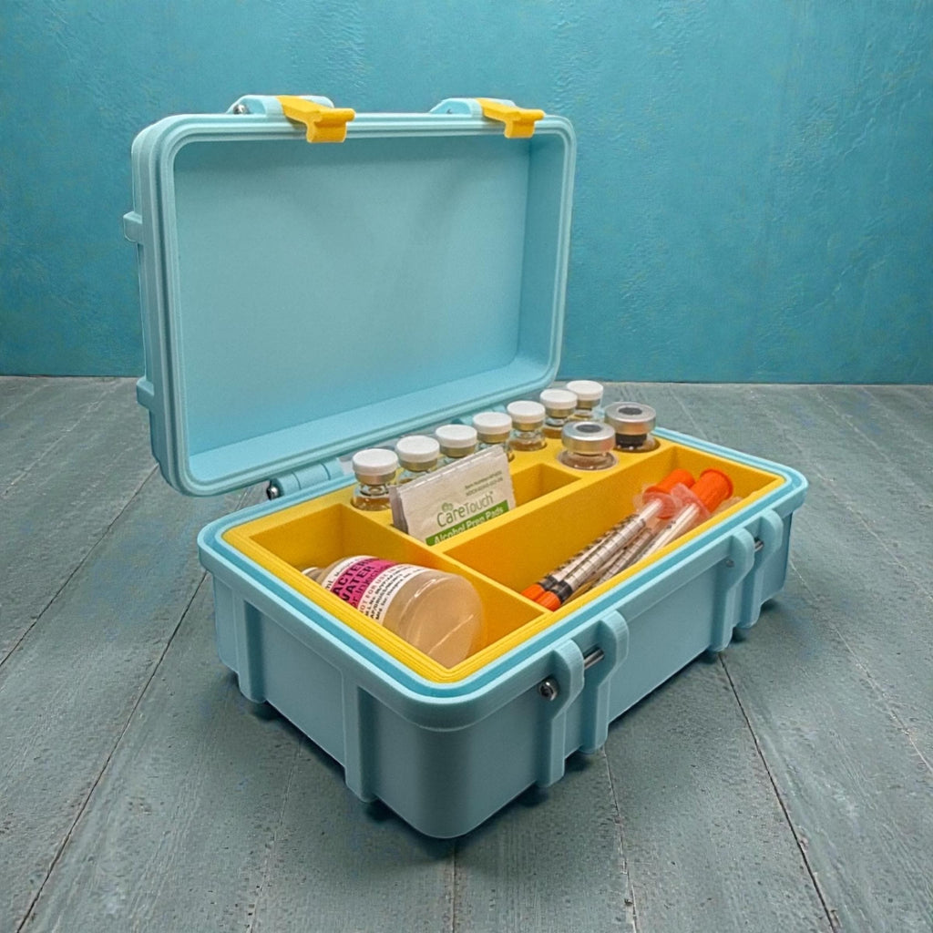 Peptide Vial Storage, Syringe Holder, Case Organizer