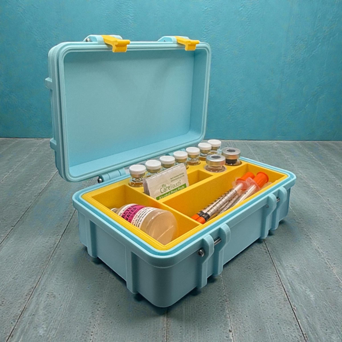 Peptide Vial Storage, Syringe Holder, Case Organizer
