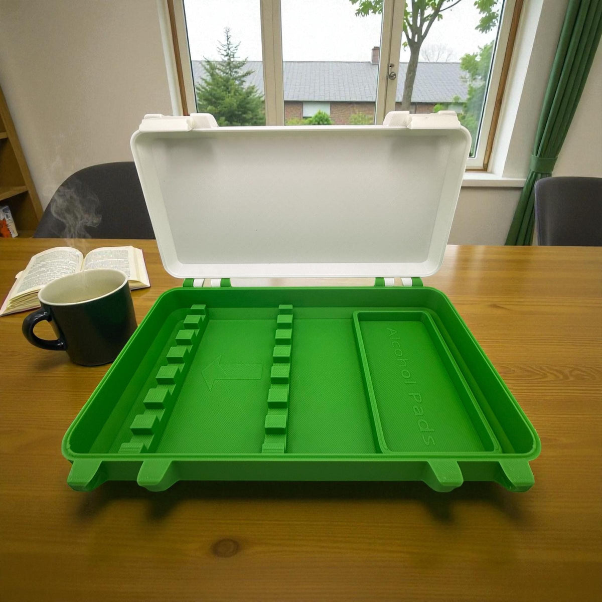 Syringe case for  1ml/1cc syringes | storage box for new or preloaded syringes, alcohol pads perfect for trt peptides insulin