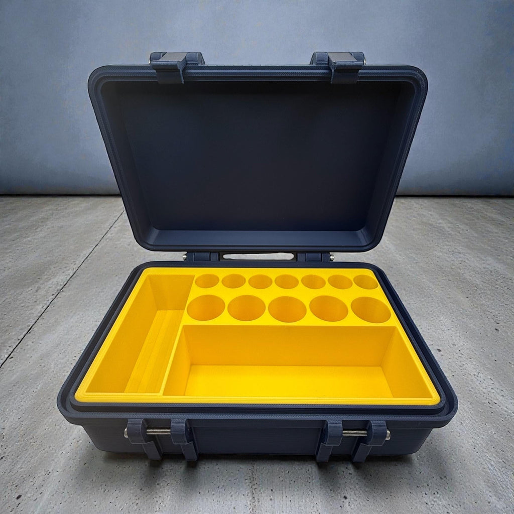 Peptide case Storage Box For Travel, syringe holder and  vials organizer for 3ml, 5ml or  10ml vials