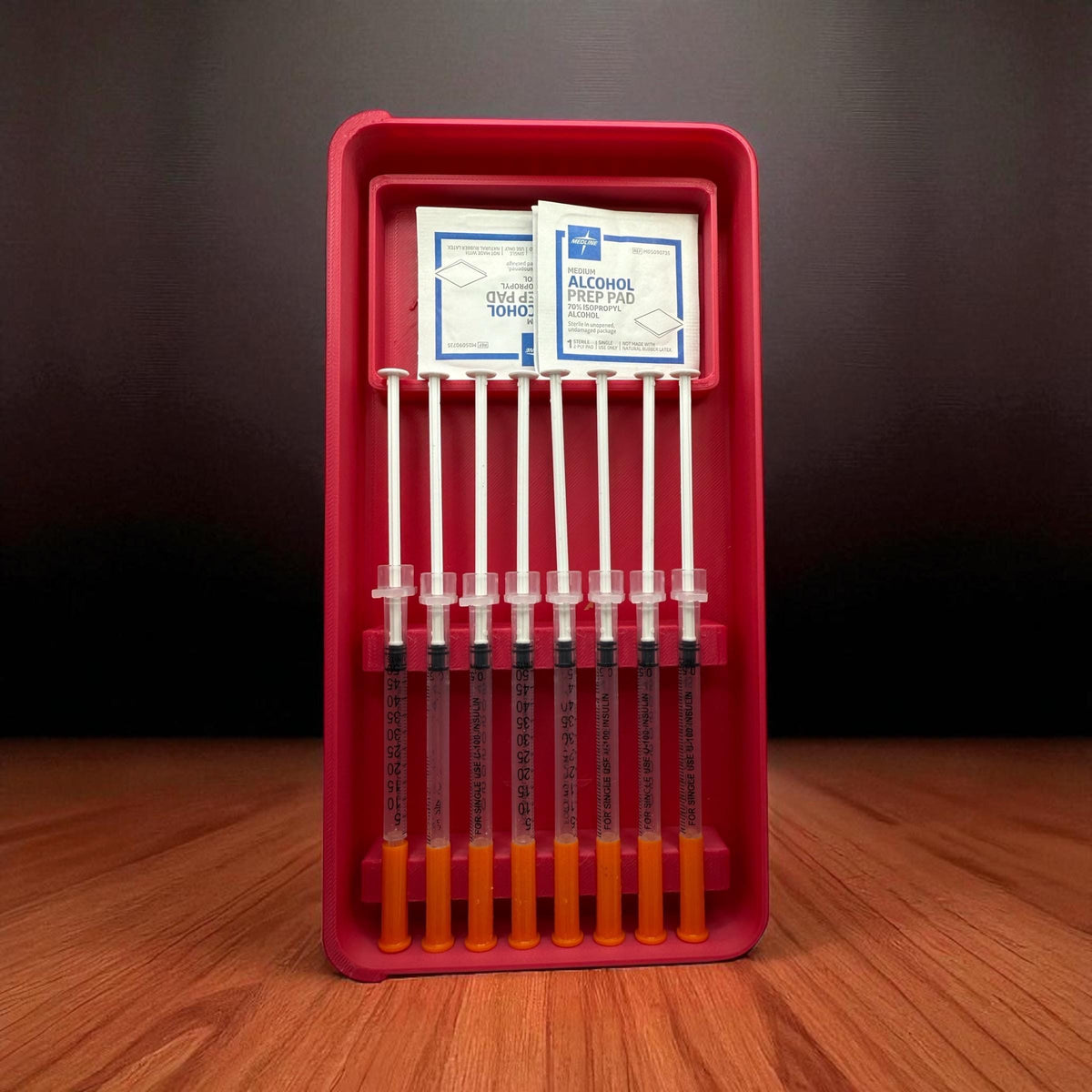 Syringe Storage Case Preloaded| Insulin, Peptides, Travel Organizer Prefilled