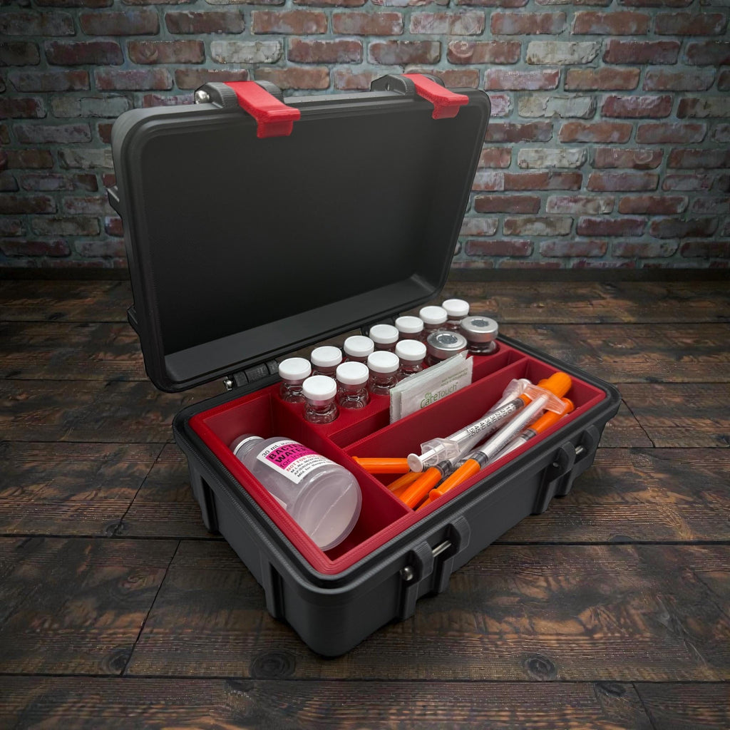 3ml 5ml 10ml Vial Syringe Case, Peptide TRT LIPO-C Storage Organizer