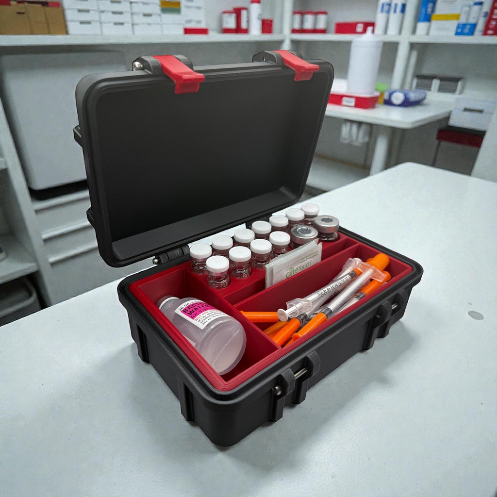 3ml 5ml 10ml Vial Syringe Case, Peptide TRT LIPO-C Storage Organizer