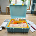 Peptide vial case storage, syringe holder and  vials organizer for 3ml, 5ml and 10ml vials like glp1 glow tesamorelin