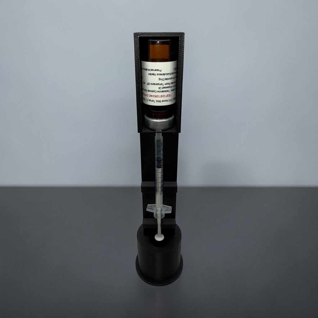TRT HRT Storage Travel Case with Integrated Syringe Filler For 10ml  Vials And Preloaded Syringes