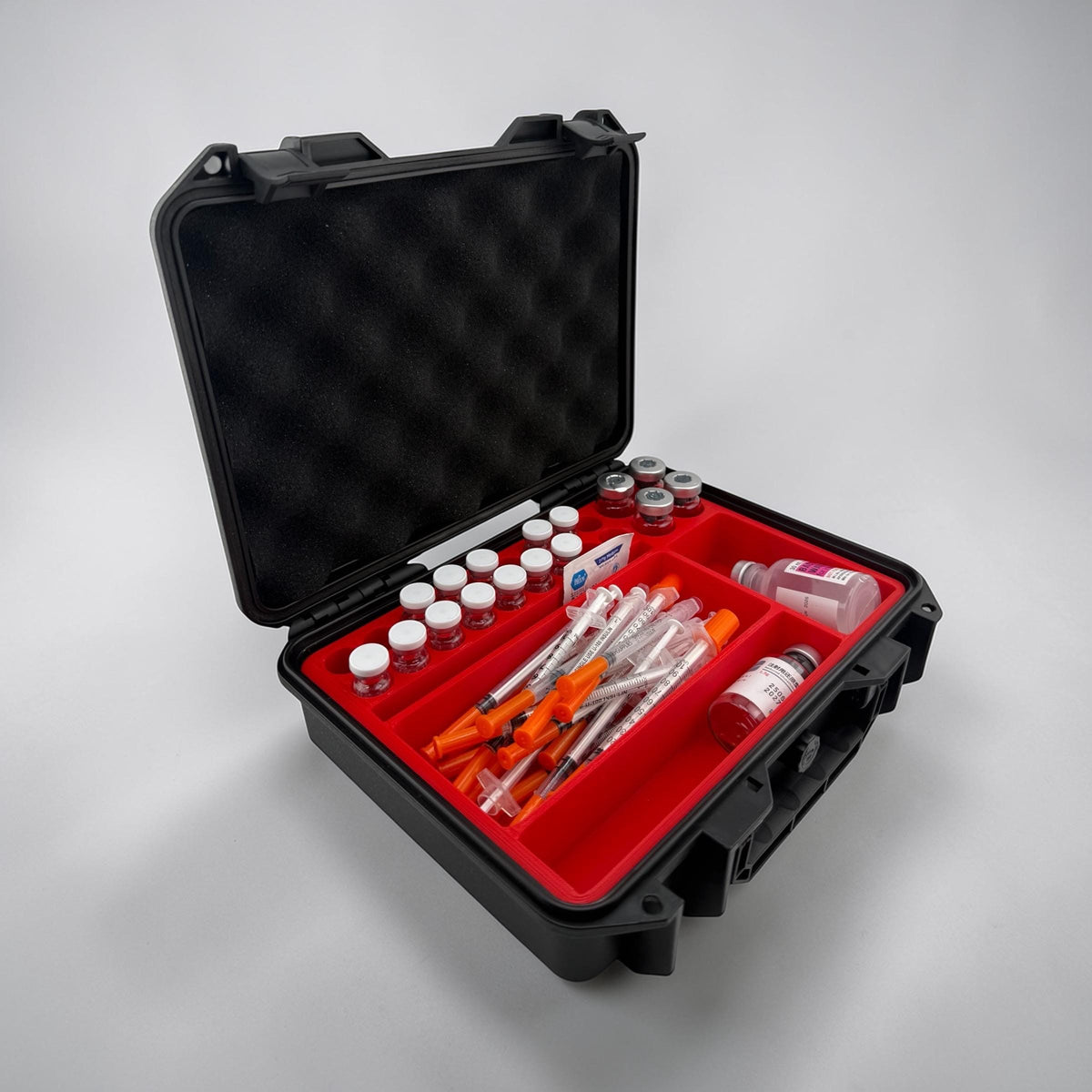 Peptide  Vial Storage Case And Syringer holder For 3ml & 10ml Vials VAULTFORGE22 TRT HRT Insulin