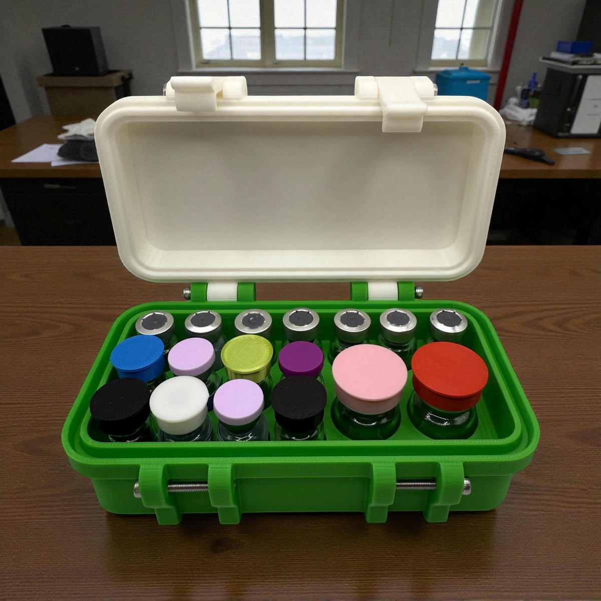 Peptide case Storage Box For Travel, vials organizer for 3ml and 5ml vials