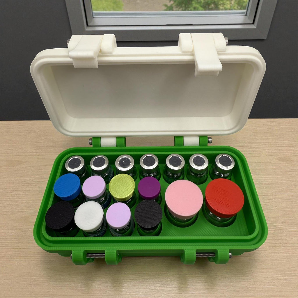 Peptide case Storage Box For Travel, vials organizer for 3ml and 5ml vials