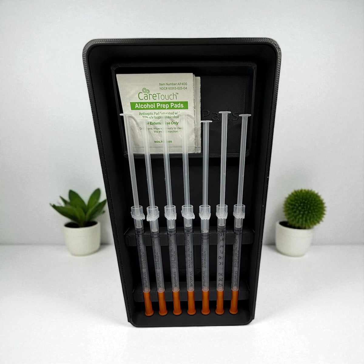 Syringe Storage Case Preloaded| Insulin, Peptides, Travel Organizer Prefilled