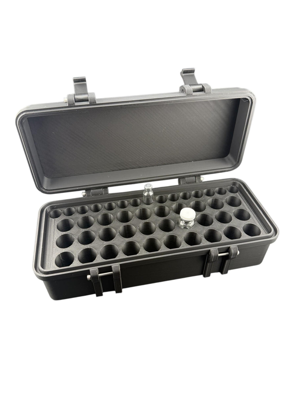 Peptide Vial & Pen Cartridge Storage Case Holder – Holds 15x3ml Cartridges and 30x3ml Peptides Vials
