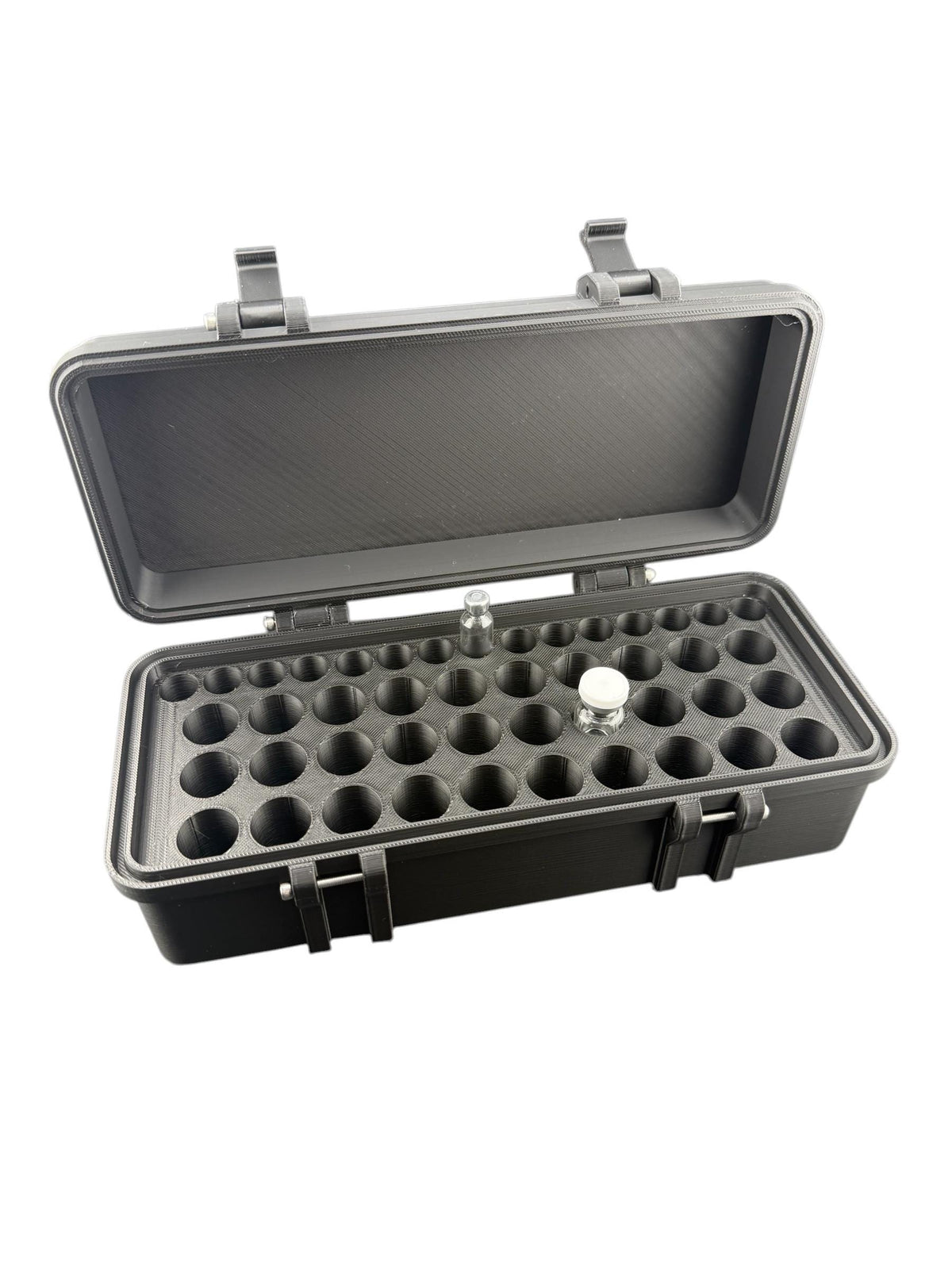 Peptide Vial & Pen Cartridge Storage Case Holder – Holds 15x3ml Cartridges and 30x3ml Peptides Vials