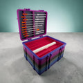 Peptide Pen Injector Case Storage Holder | 12 Pen Organizer with Syringe Lid Holder