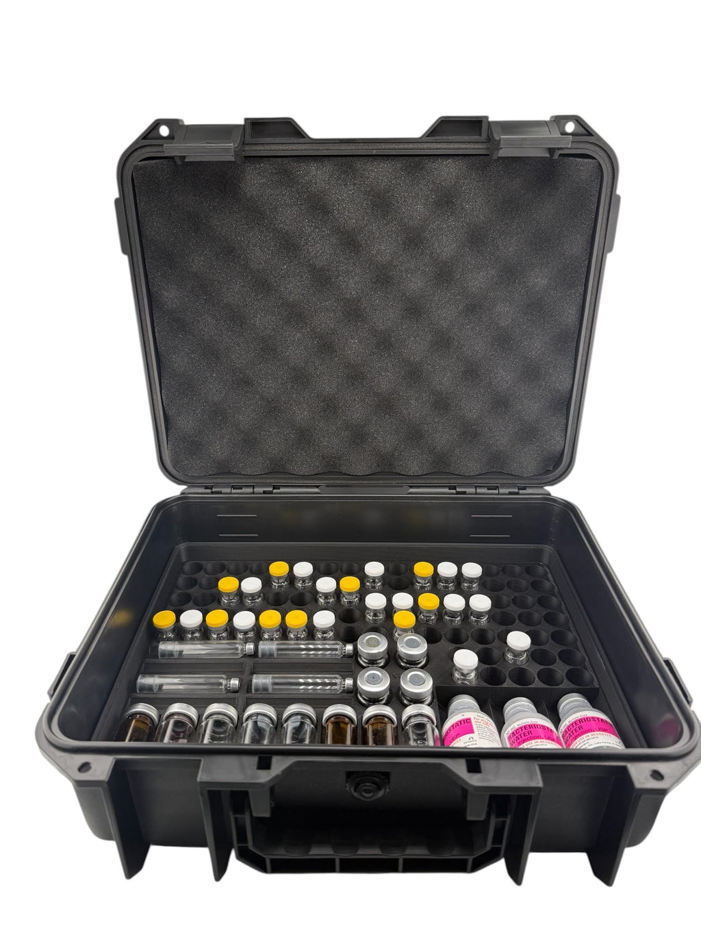 Peptide & Vial Storage Case Organizer – Pen And Cartridge Case Holder, Large Capacity Multiple Vials, Syringes and Supplies