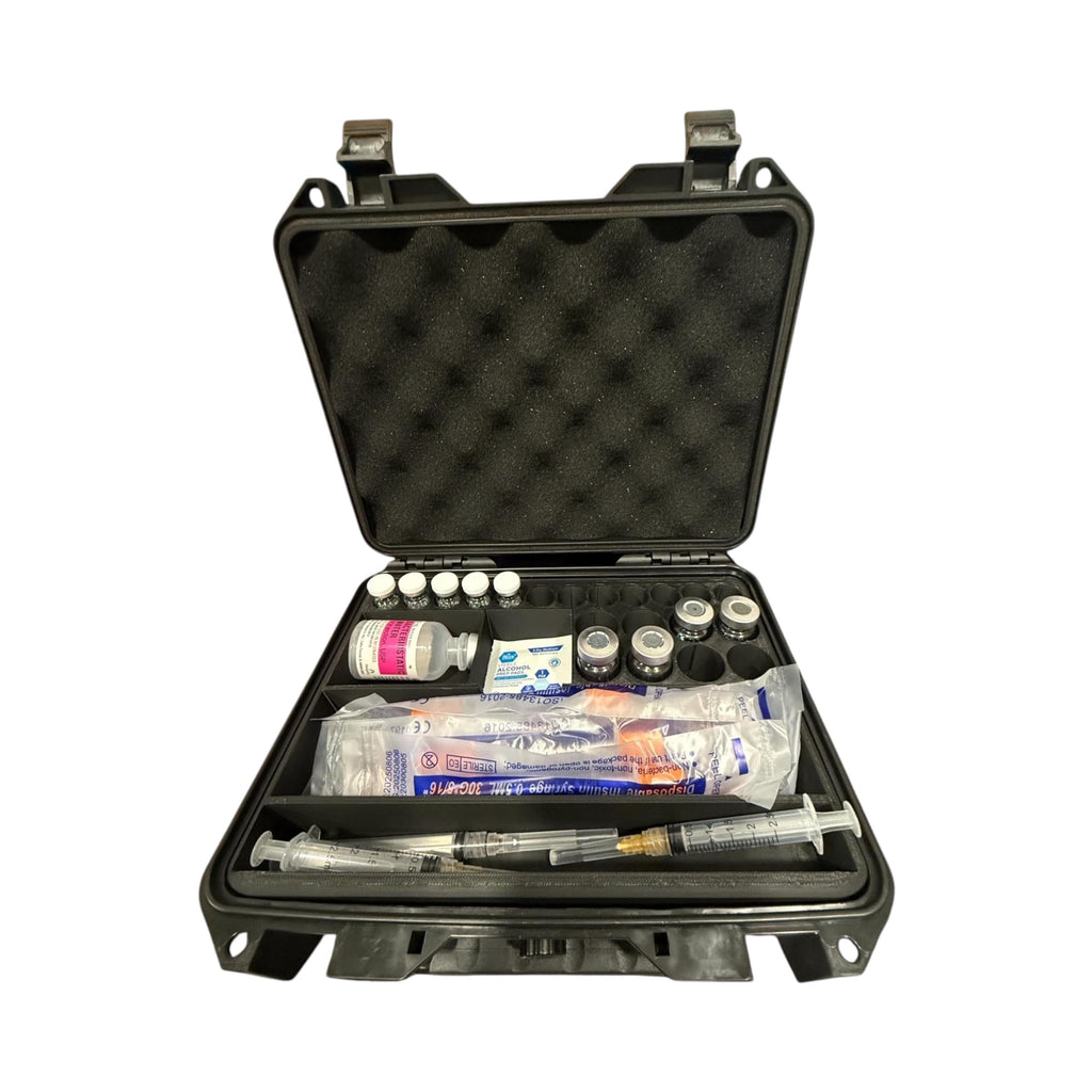 Peptide  Storage Case And Sirynger holder For 3ml  5ml and 10ml Vials VAULTFORGE20