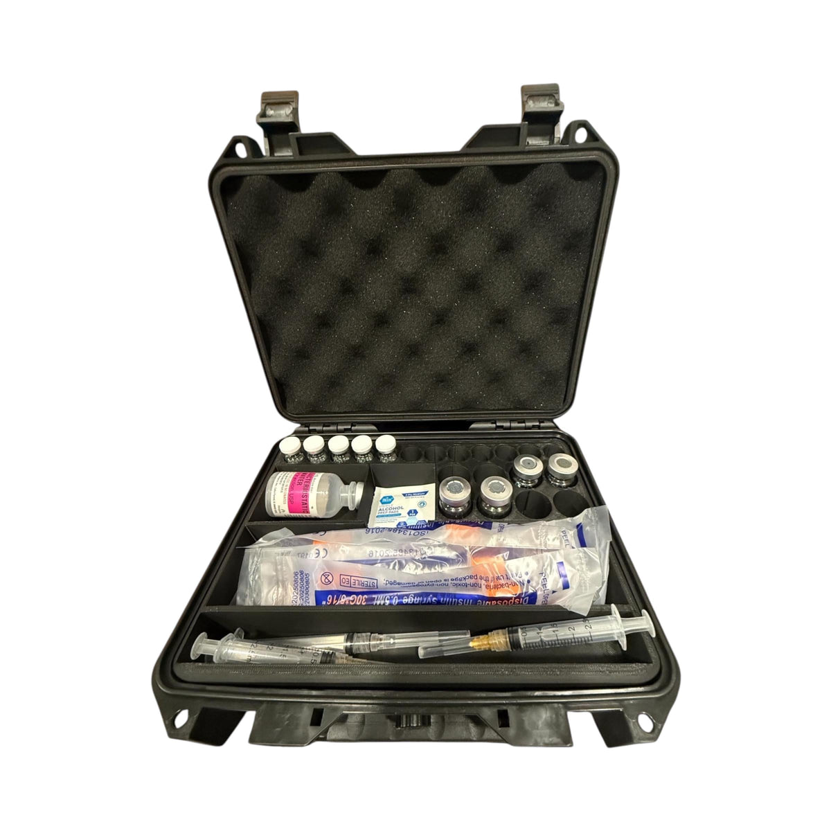 Peptide  Storage Case And Sirynger holder For 3ml  5ml and 10ml Vials VAULTFORGE20