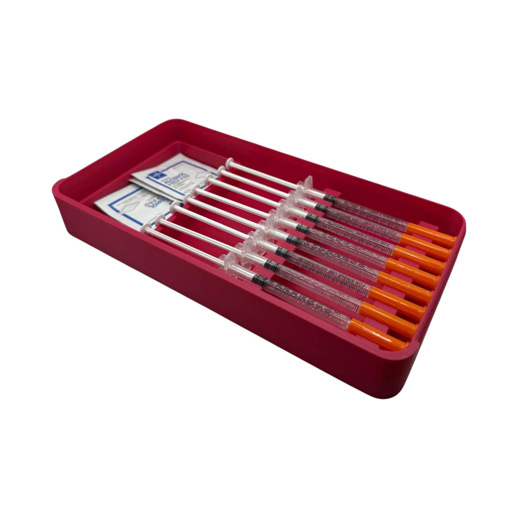 Syringe Storage Case Preloaded| Insulin, Peptides, Travel Organizer Prefilled