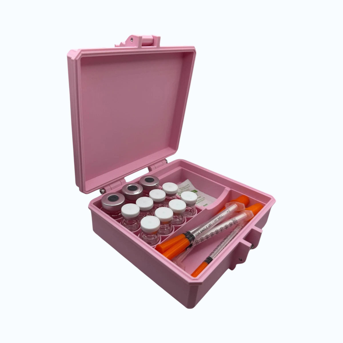 Peptide case Storage Box For Travel Vials Organizer for 3ml and 5ml vial