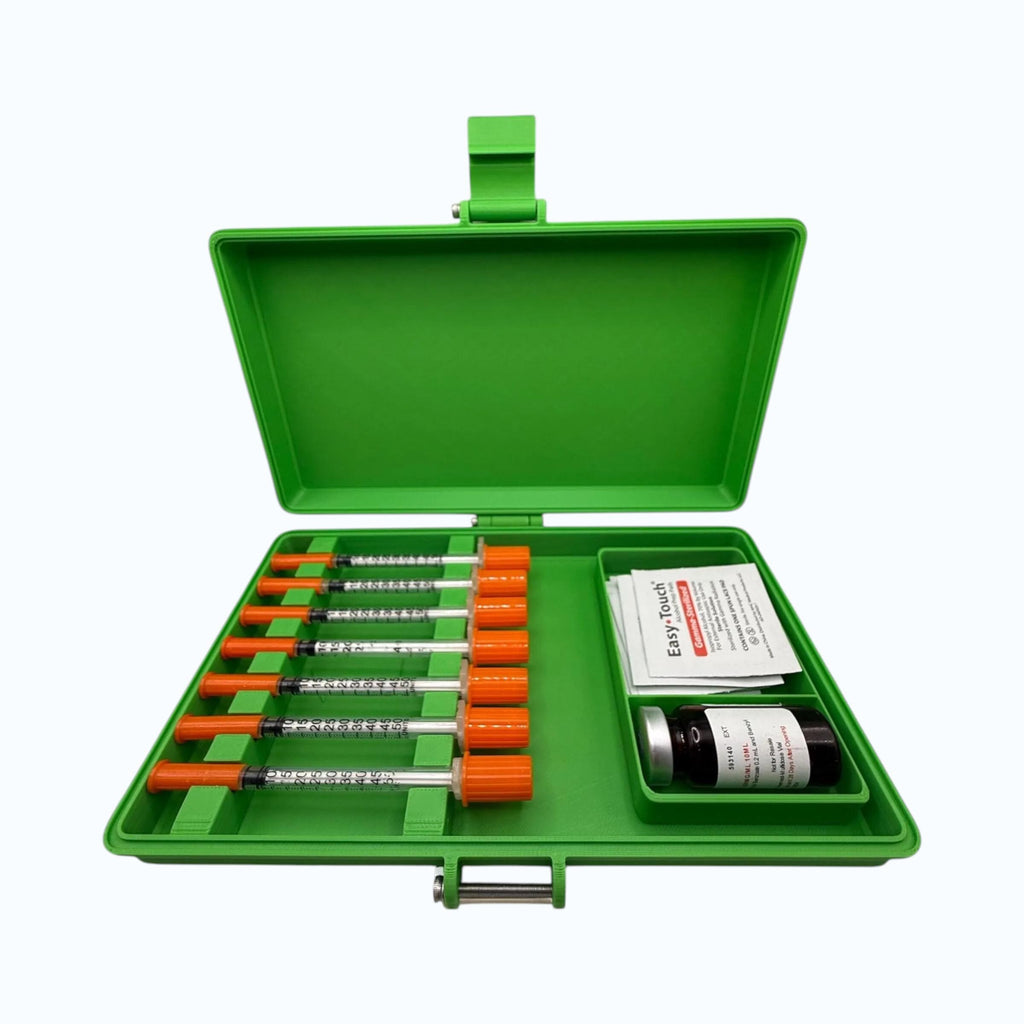 Syringe Case Holder  | Hold 7 Syringes, One 10ml Vial and Alcohol Pads Perfect For TRT PEPTIDES INSULIN