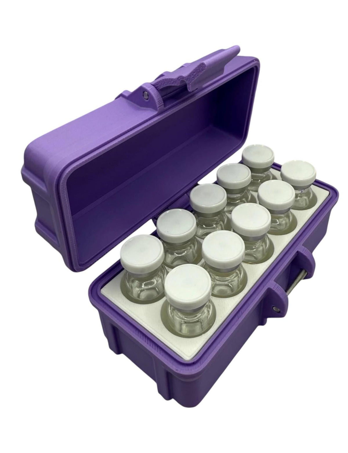 Peptides travel case Slim And Portable Organizer 3ml vial case storage glp1, reta, tirzepatide, tesamorelin