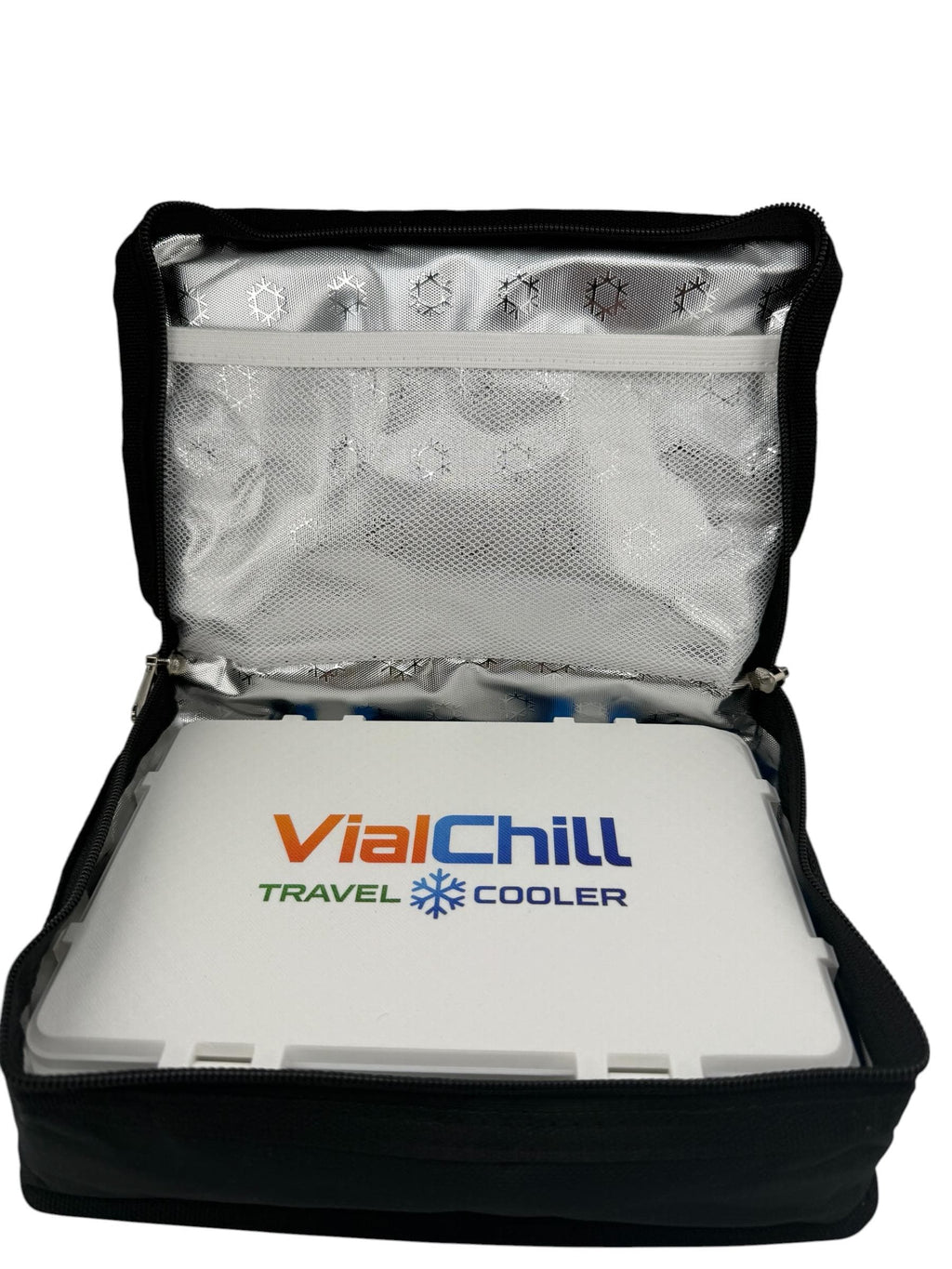 Cooler Peptide Vial Storage Case with Stainless Steel Ice Pack  3ml Vial Travel Container Insulin Cooling Case