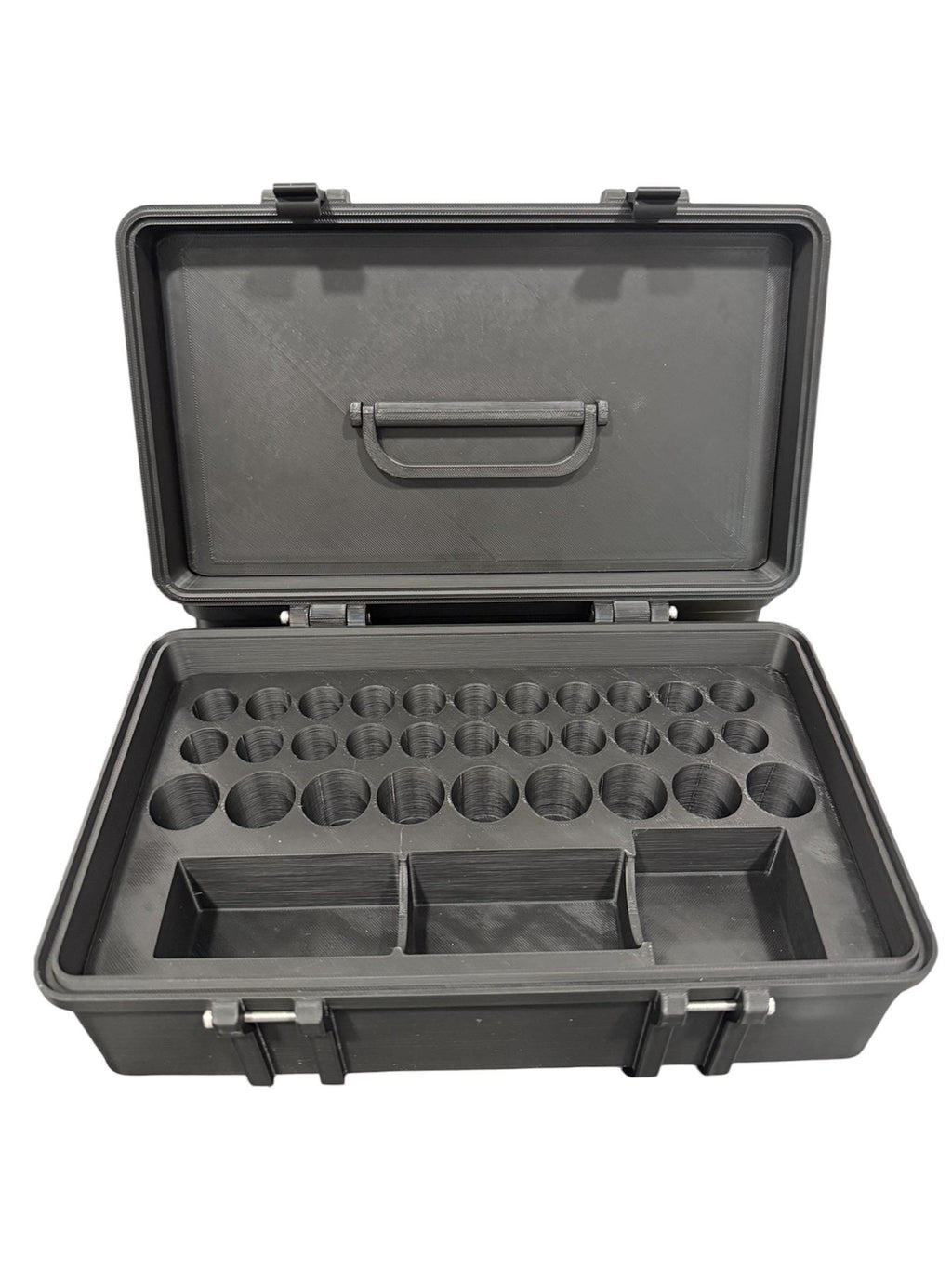 Peptide case storage vial holder organizer
