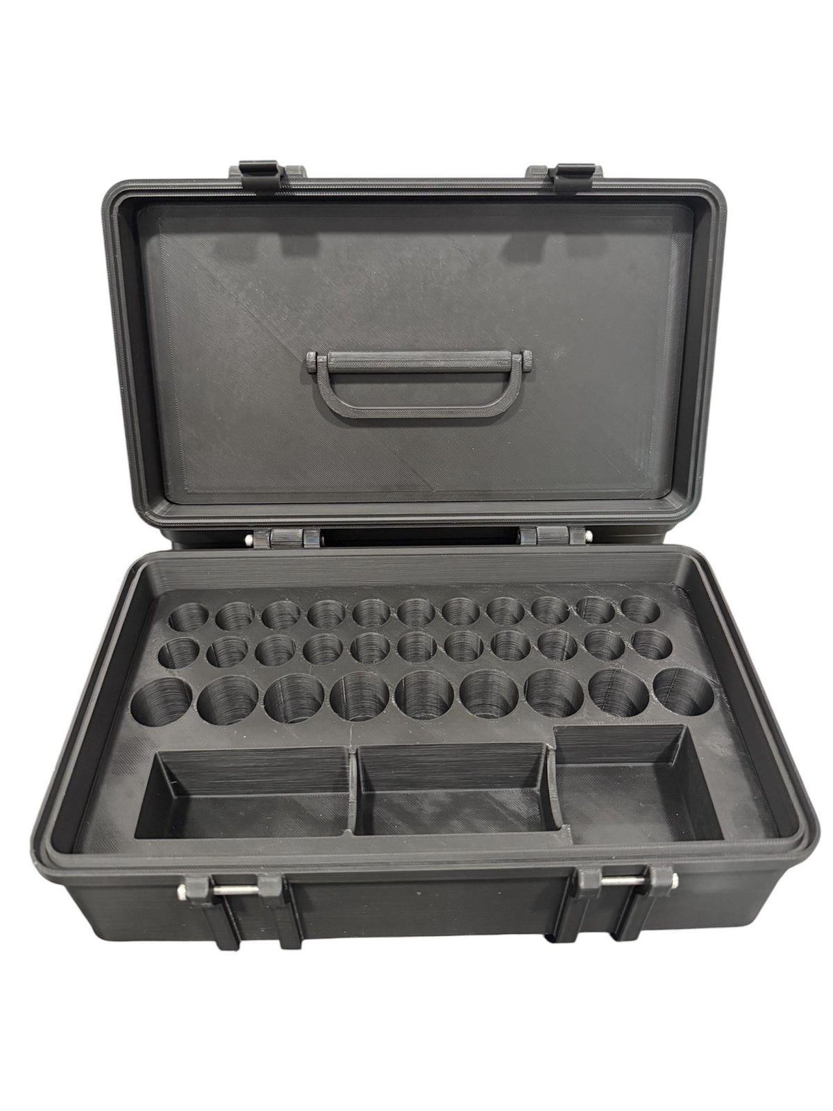 Peptide case storage vial holder organizer