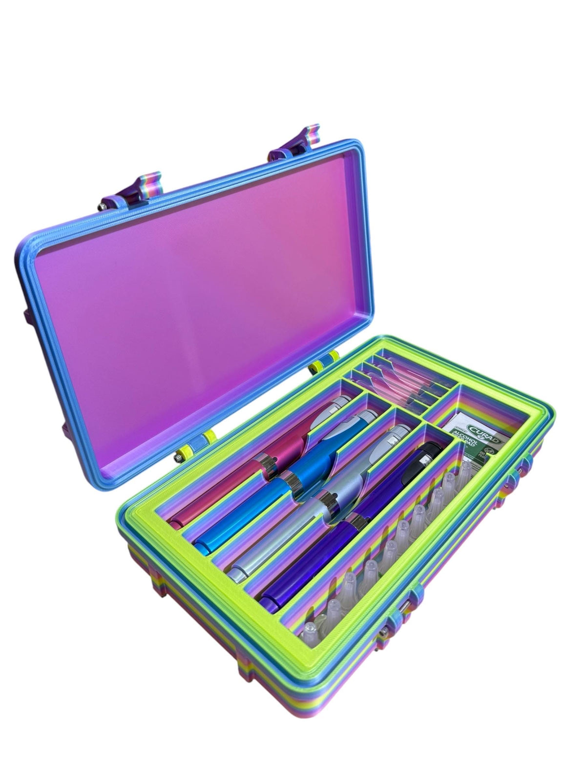 Peptide Pen Holder And  Storage Supply  4 Pens