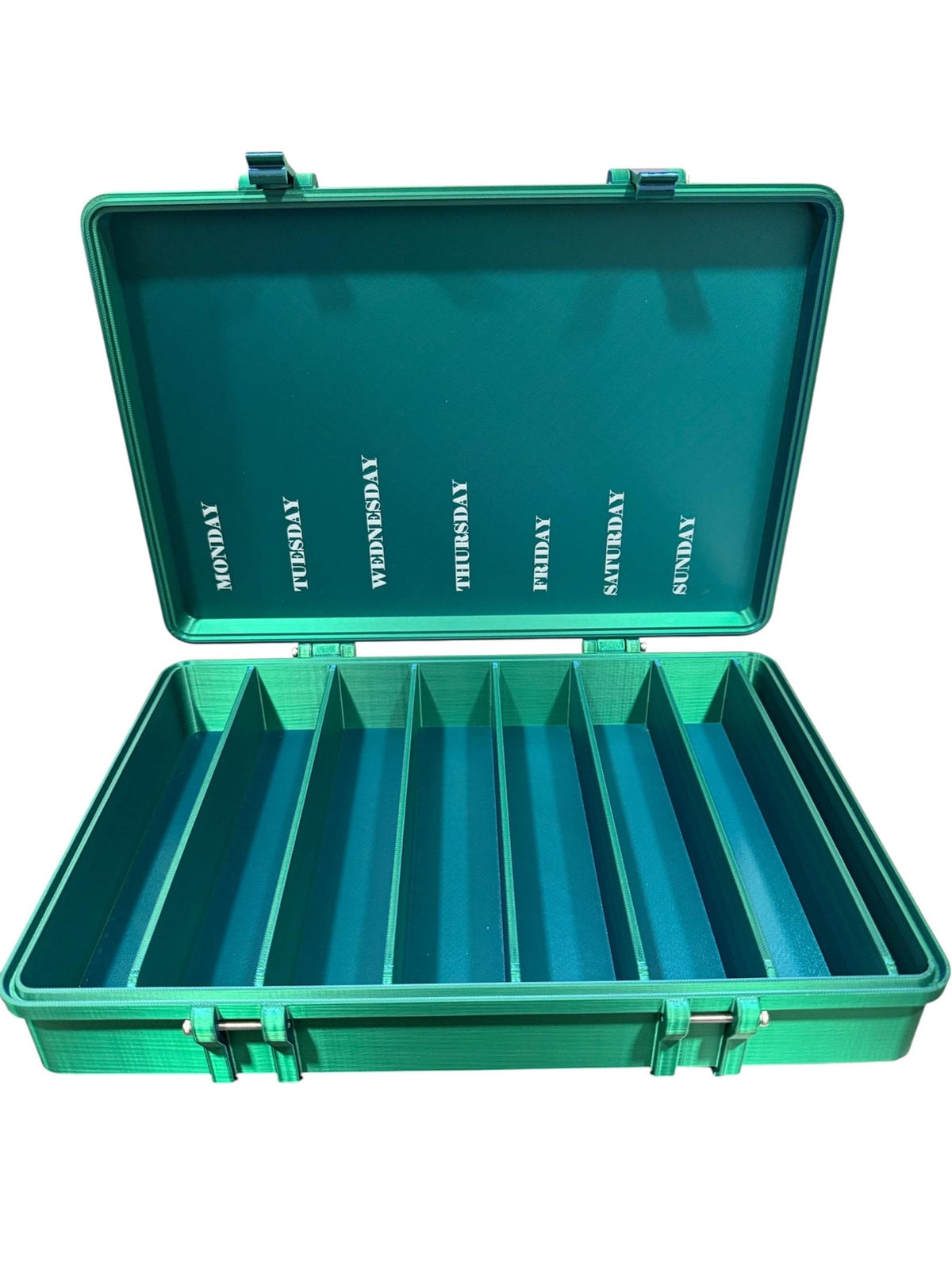 Prefilled Syringe Storage Case 7 Slot Organizer Alcohol Pad Area