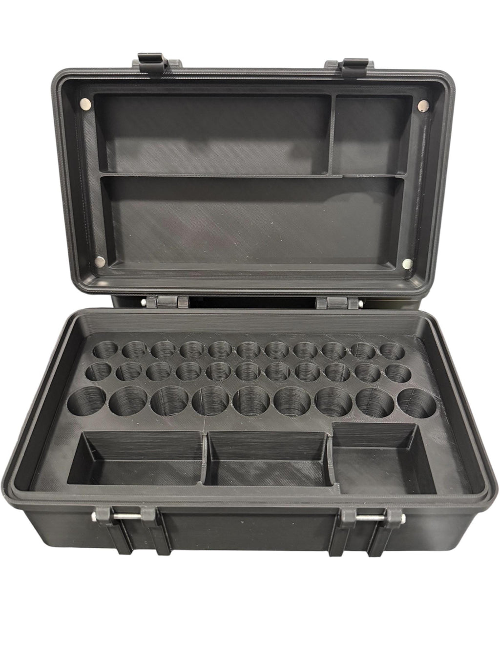 Peptide case storage vial holder organizer