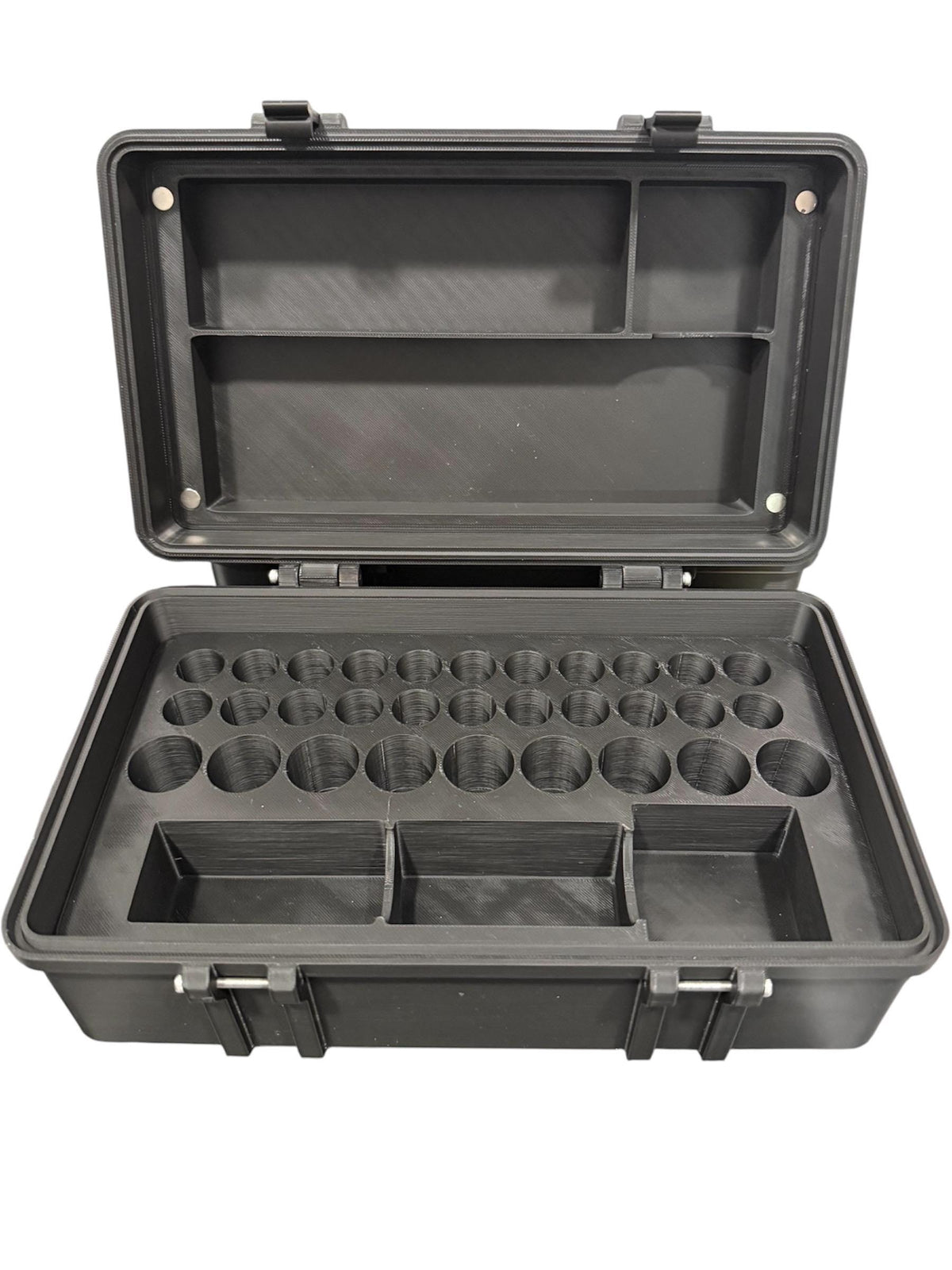Peptide case storage vial holder organizer