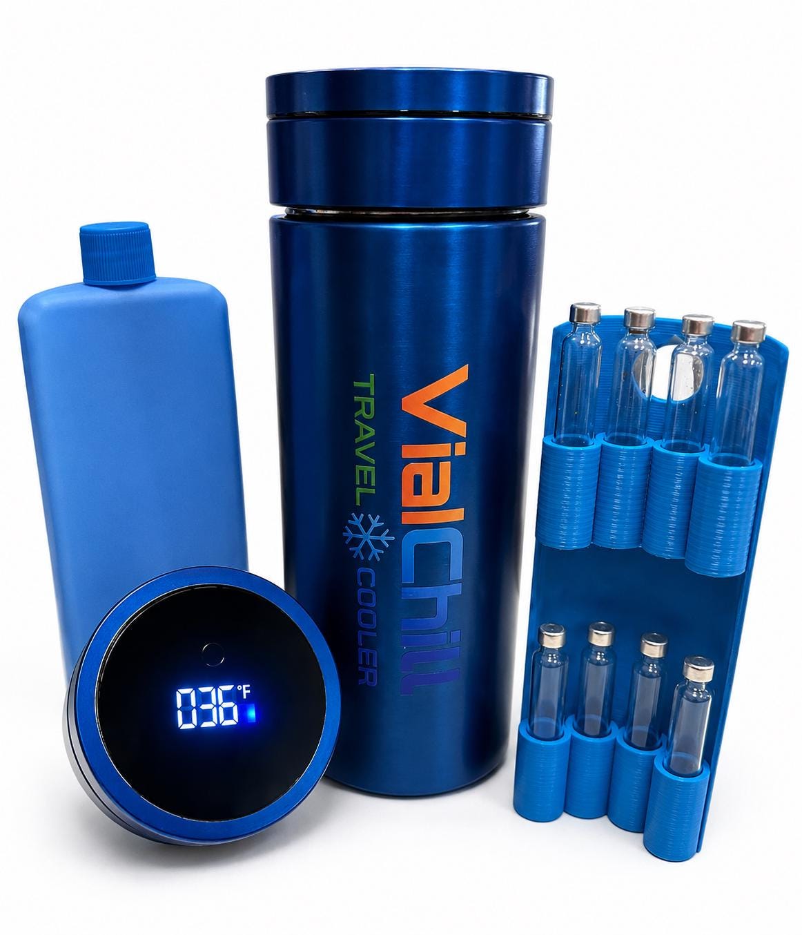 Cold  3ml Pen Cartridge Peptide Vial Storage Cooler
